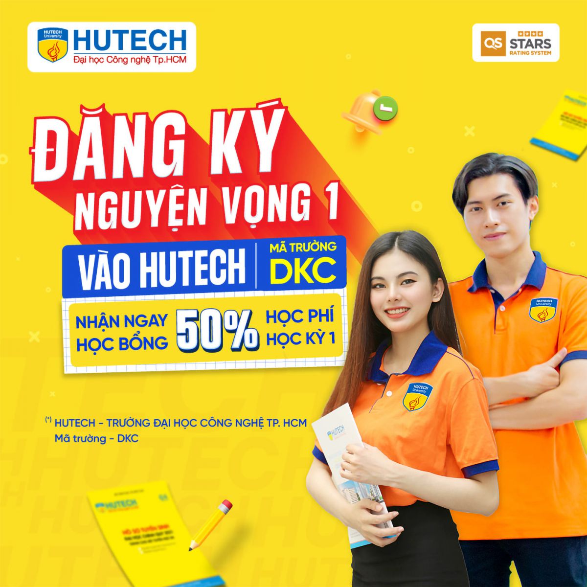 Chắc suất học bổng khi đặt nguyện vọng 1 vào HUTECH - ảnh 1