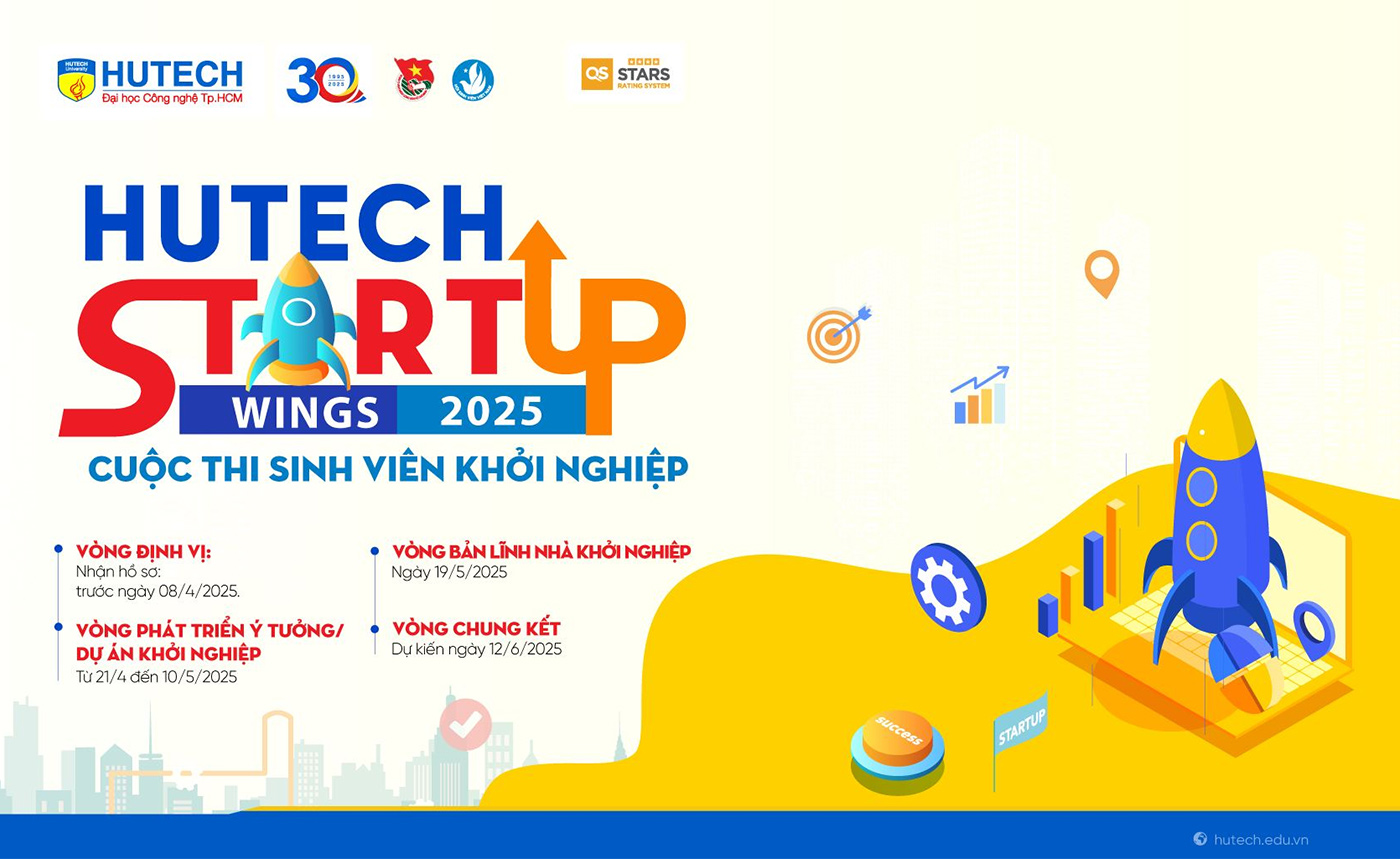 Khởi động sân chơi khởi nghiệp HUTECH Startup Wings 2025 - ảnh 1