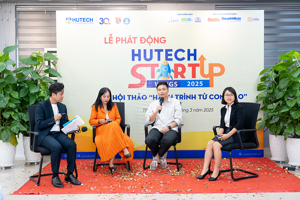 Khởi động sân chơi khởi nghiệp HUTECH Startup Wings 2025 - ảnh 4