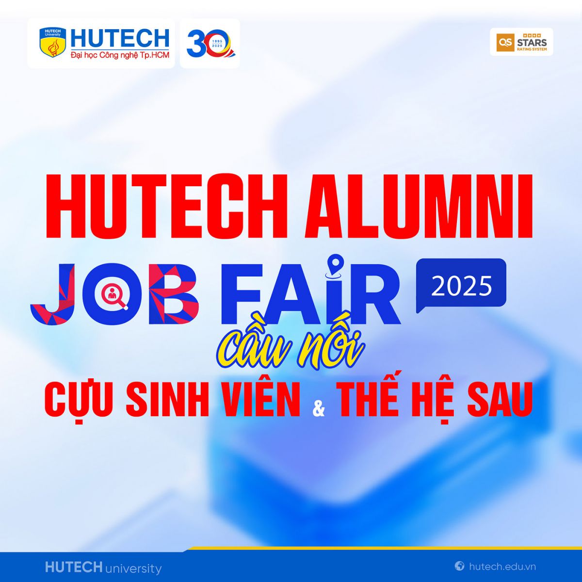 HUTECH Alumni Job Fair 2025: Cầu nối cựu sinh viên và thế hệ sau