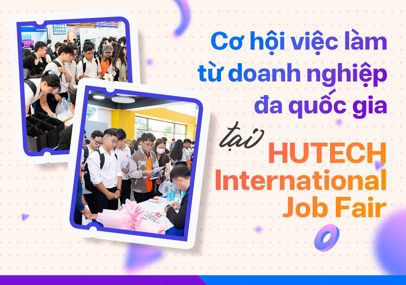 Cơ hội việc làm từ doanh nghiệp đa quốc gia tại HUTECH International Job Fair - Ảnh 1