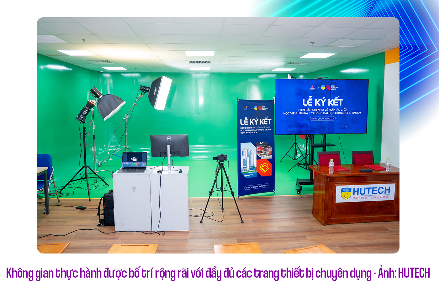 HUTECH khánh thành phòng thực hành ngành nghệ thuật số - Ảnh 4