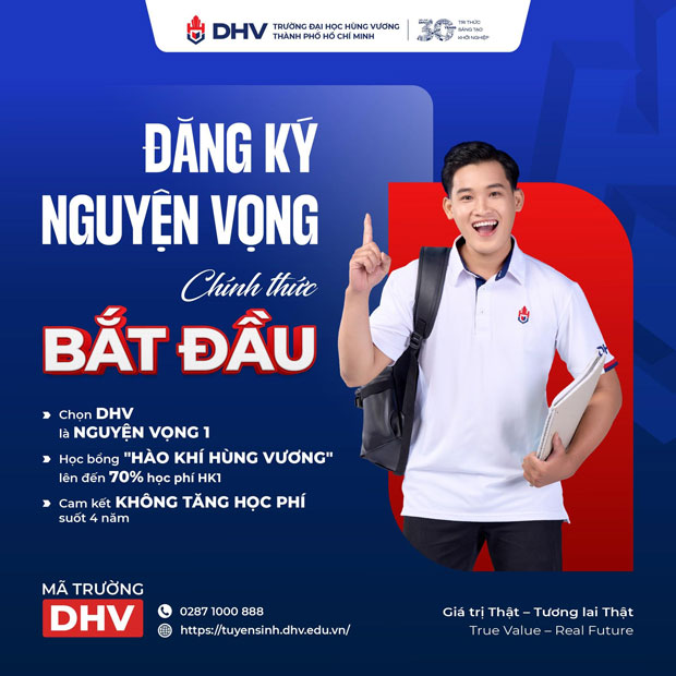 2K7 chọn DHV là Nguyện vọng 1, ′bắt nhanh′ cơ hội trải nghiệm quốc tế Early Bird