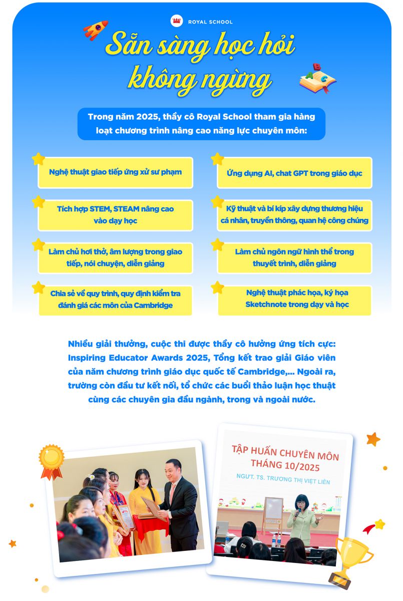 Royal School: Khi trái tim người thầy mở lối Royal School: Khi trái tim người thầy mở lối