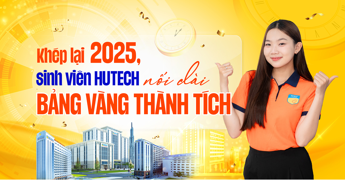 Khép lại 2025, sinh viên HUTECH nối dài bảng vàng thành tích - Ảnh 1