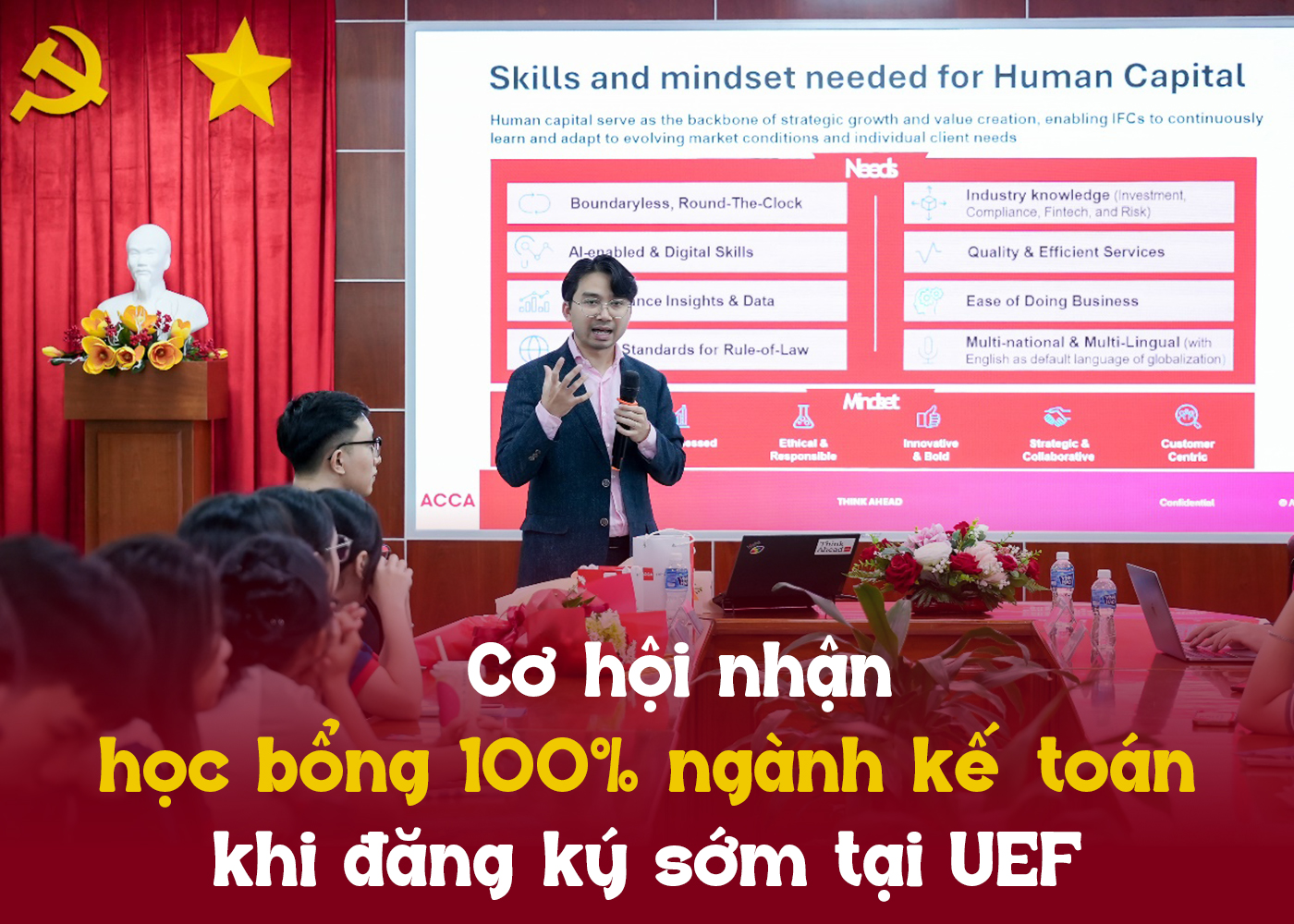 Cơ hội nhận học bổng 100% ngành kế toán khi đăng ký sớm tại UEF - Ảnh 1