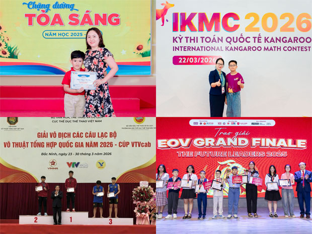 Chuỗi thành tích học thuật ấn tượng của học sinh Royal School