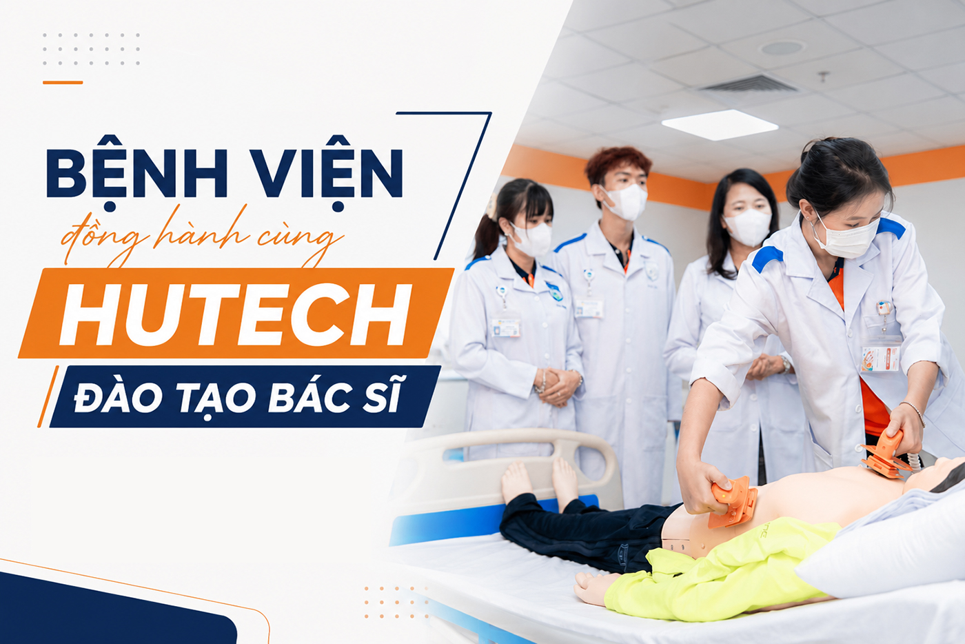 Bệnh viện đồng hành cùng HUTECH đào tạo bác sĩ - Ảnh 1