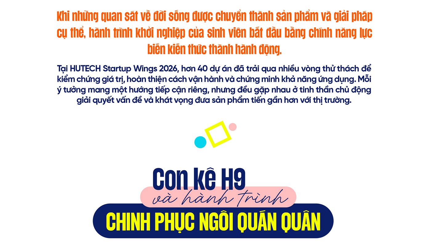 HUTECH Startup Wings: Phép thử khởi nghiệp cho những ý tưởng sinh viên - Ành 2