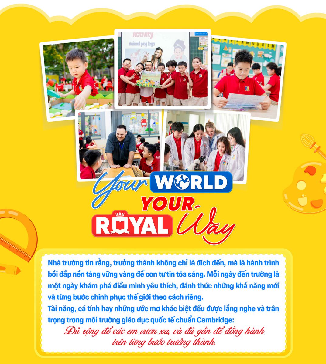 Royal School: Bồi đắp nền tảng vững vàng để con tỏa sáng - Ảnh 12