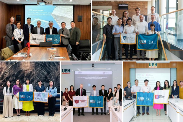 UEH ghi dấu mốc 50 năm bằng mạng lưới đối tác trên 5 châu lục