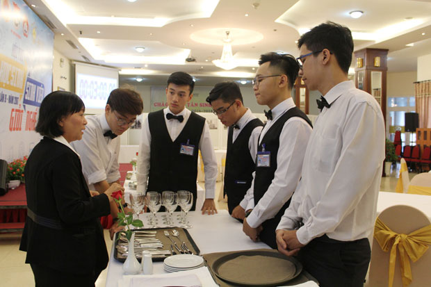 Trung cấp Việt Giao thu hút học sinh theo học nghề bếp, du lịch - ảnh 2