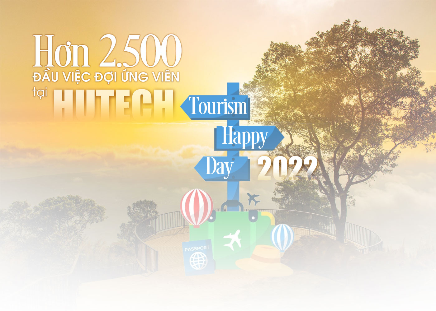 Hơn 2.500 đầu việc đợi ứng viên tại HUTECH Tourism Happy Day 2022 - Ảnh 1