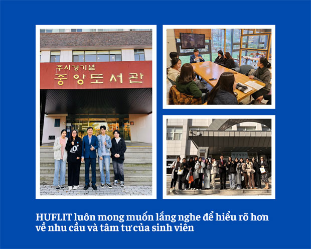 Hiệu trưởng HUFLIT ký kết MOU và thăm sinh viên trao đổi cùng các trường ĐH tại Hàn Quốc - ảnh 1