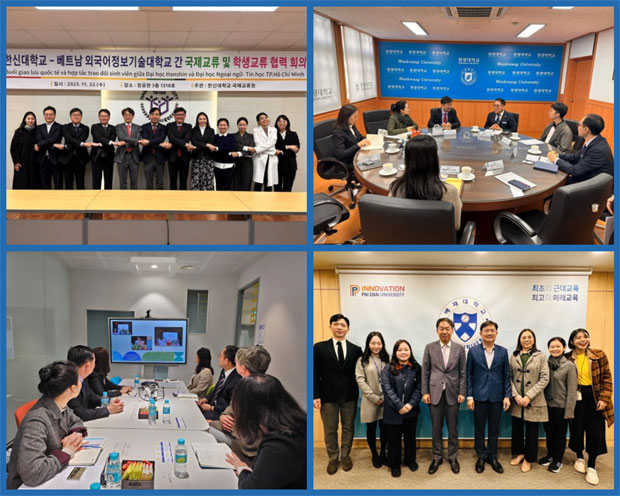 Hiệu trưởng HUFLIT ký kết MOU và thăm sinh viên trao đổi cùng các trường ĐH tại Hàn Quốc - ảnh 2