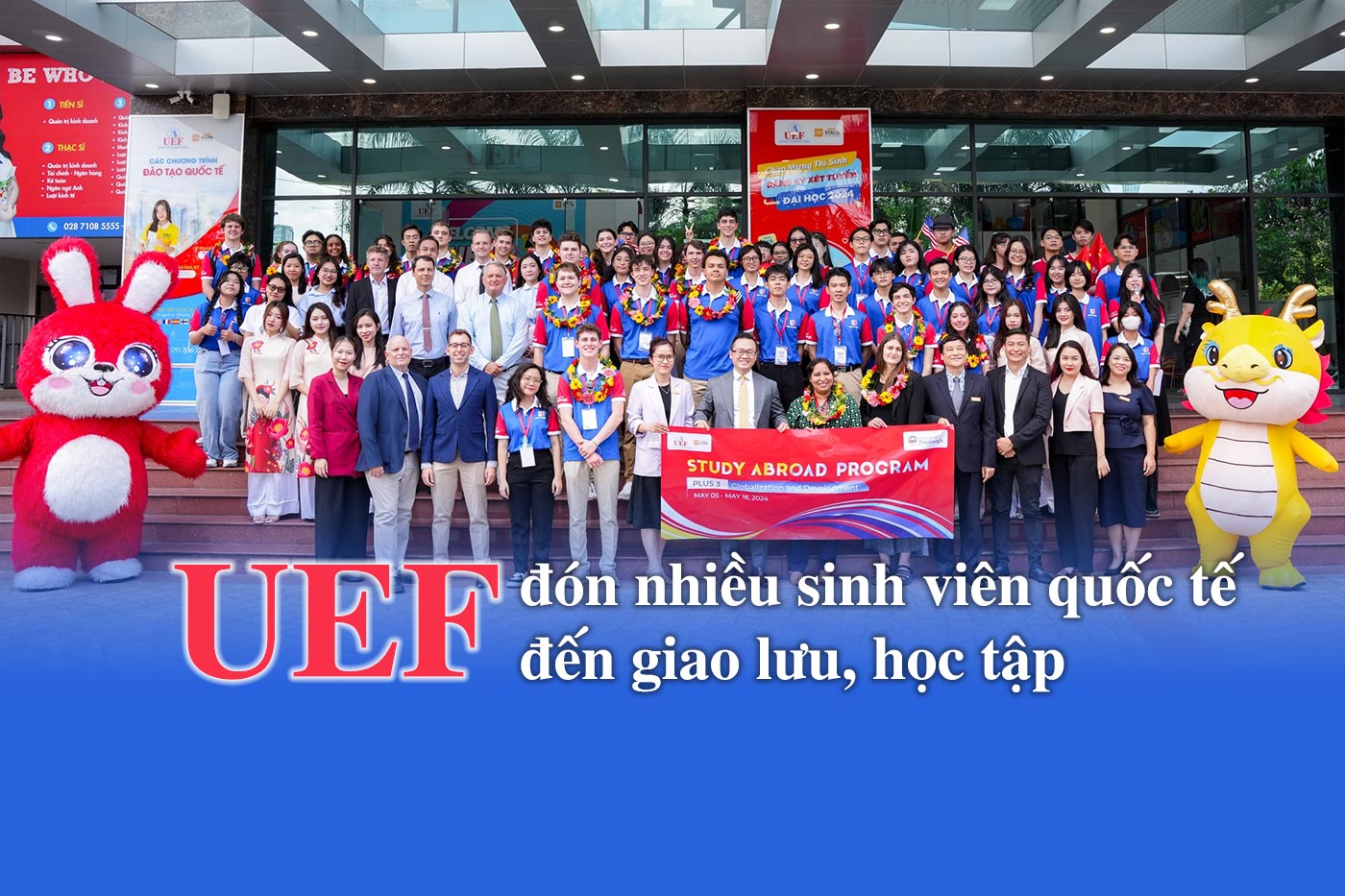 UEF đón nhiều sinh viên quốc tế đến giao lưu, học tập - ảnh 1