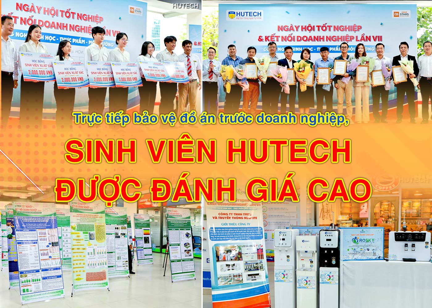 Trực tiếp bảo vệ đồ án trước doanh nghiệp, sinh viên HUTECH được đánh giá cao - ảnh 1