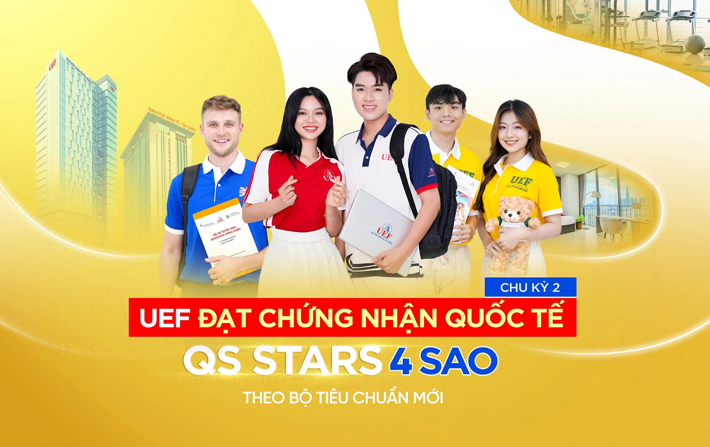 UEF đạt chứng nhận quốc tế QS Stars 4 sao theo bộ tiêu chuẩn mới - ảnh 1