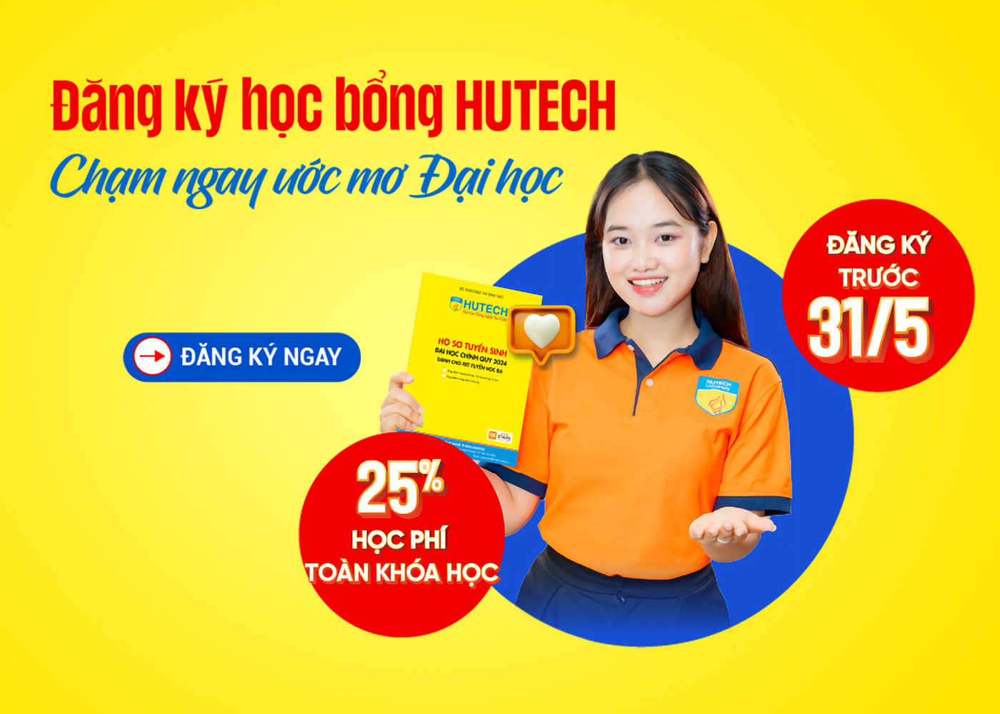 Đăng ký trước 31-5 được nhận học bổng HUTECH - ảnh 1