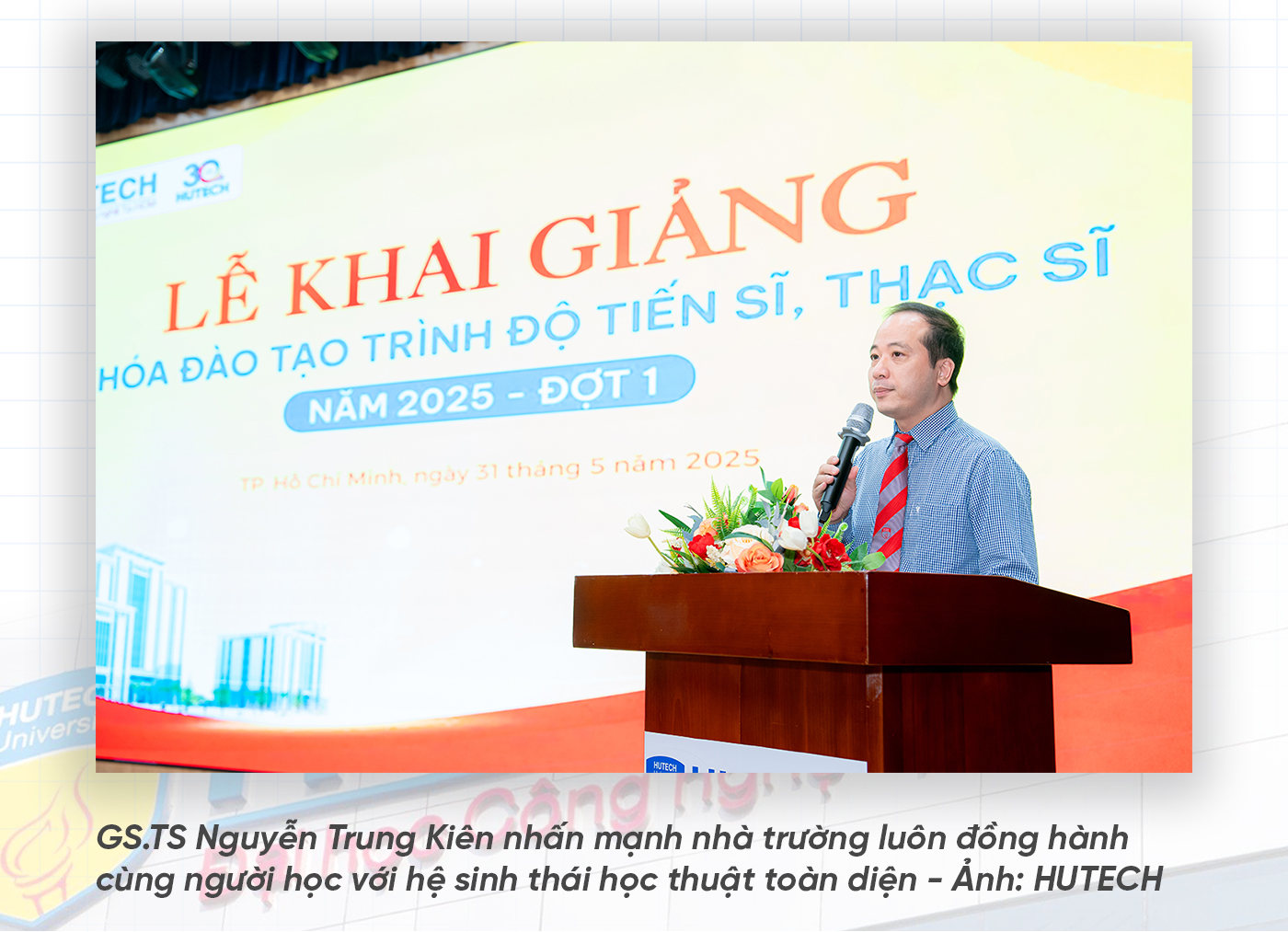 HUTECH khai giảng cho tân học viên cao học và nghiên cứu sinh - Ảnh 2