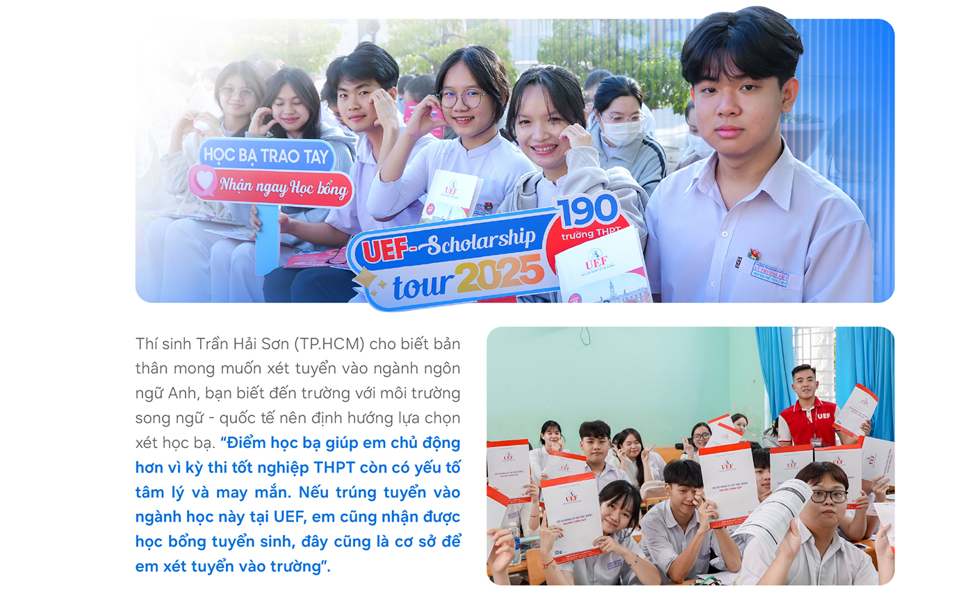 UEF nhận hồ sơ xét học bạ đến 30/6 - Ảnh 3