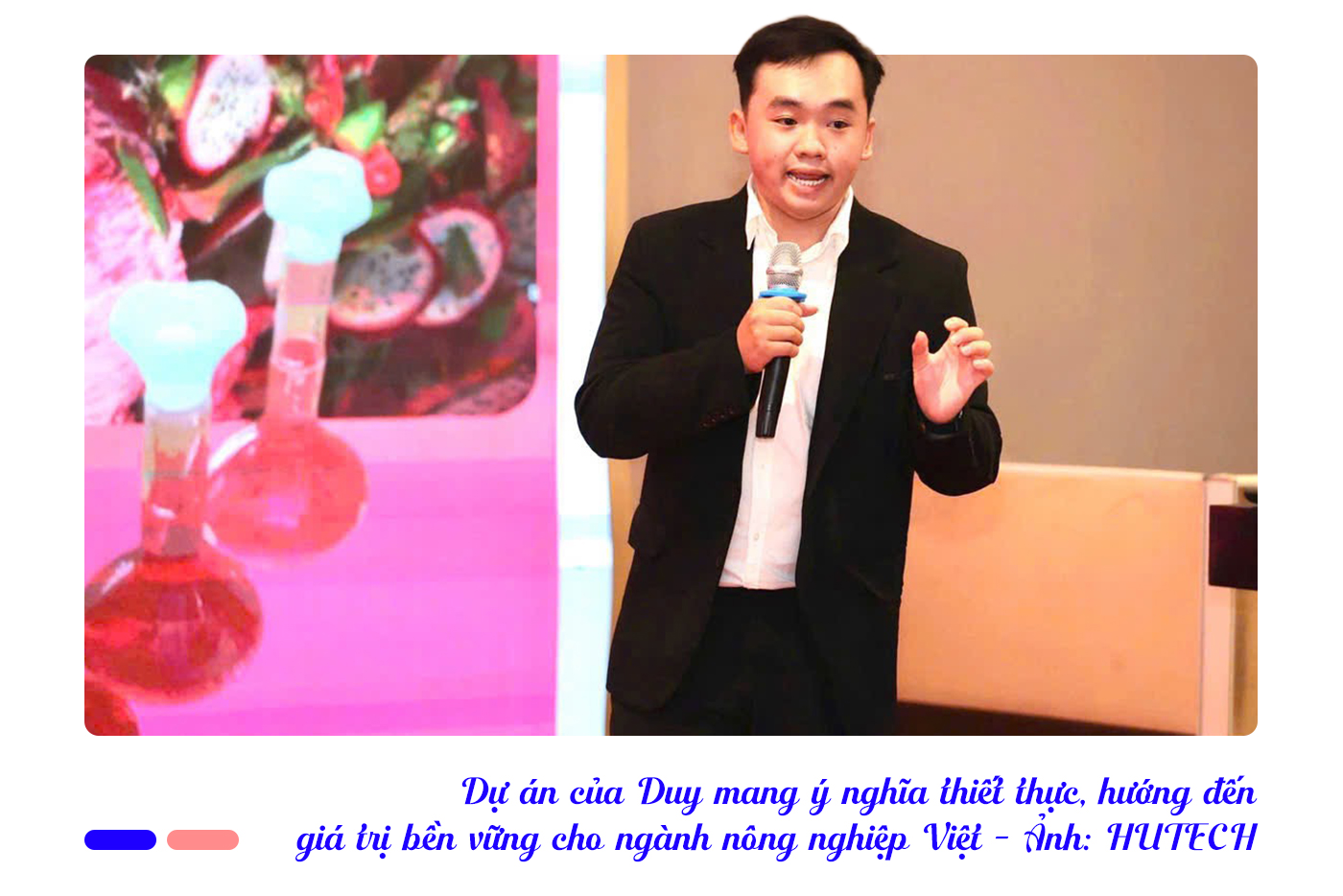 Sinh viên biến vỏ thanh long thành giải pháp hữu cơ, giành giải - Ảnh 4