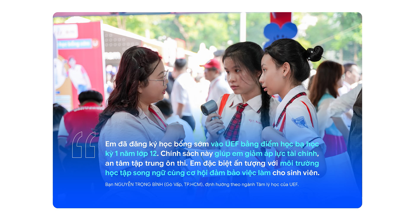 Thí sinh chọn xét học bổng sớm: An tâm suất vào đại học - Ảnh 3