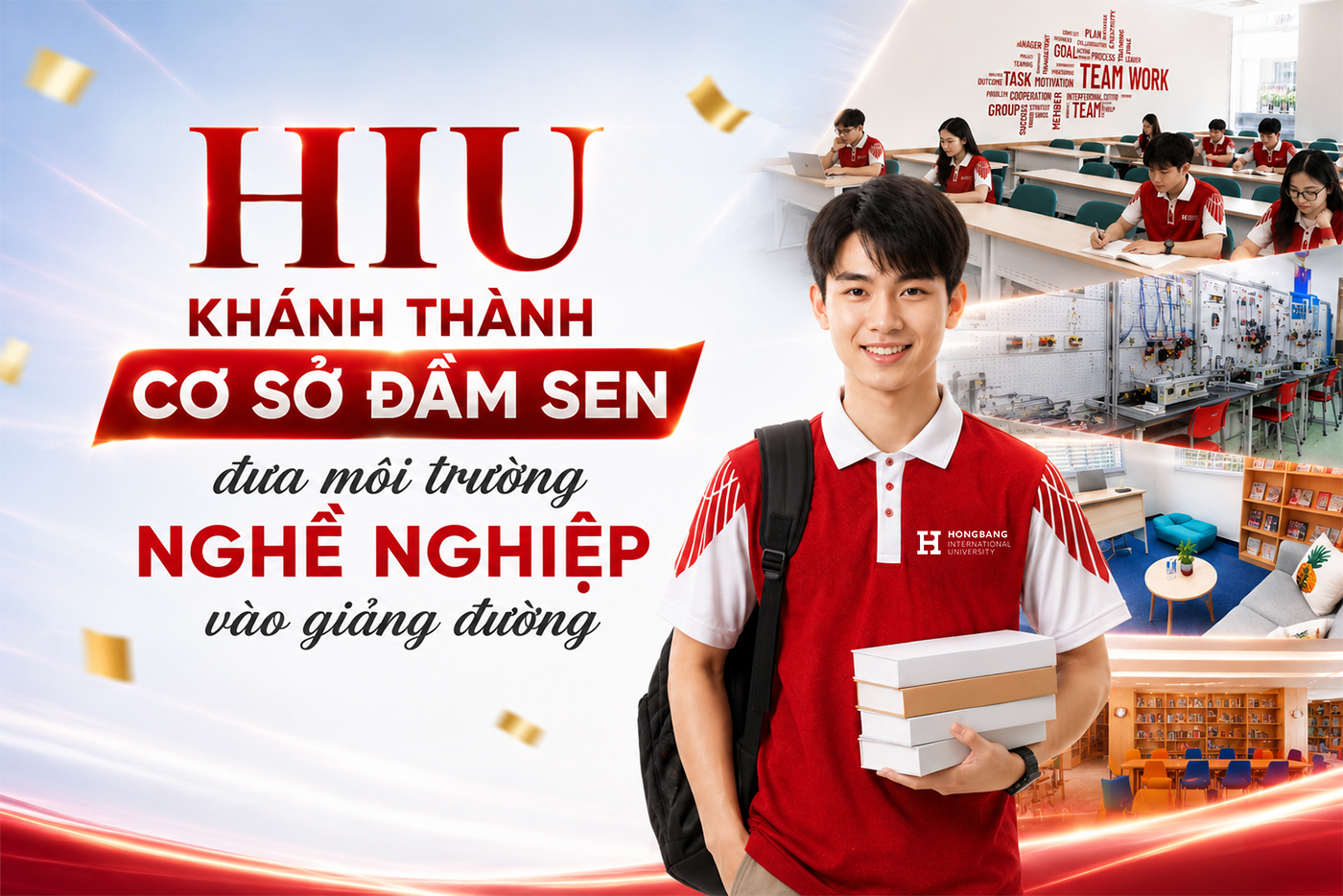 HIU khánh thành Cơ sở Đầm Sen đưa môi trường nghề nghiệp vào giảng đường - Ảnh 1 HIU khánh thành Cơ sở Đầm Sen đưa môi trường nghề nghiệp vào giảng đường - Ảnh 1