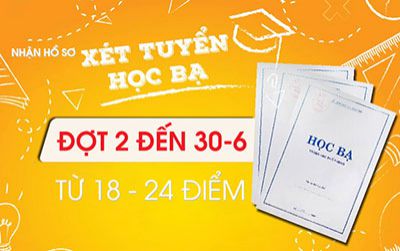 HUTECH nhận hồ sơ xét tuyển học bạ đợt 2 đến 30-6, từ 18 - 24 điểm
