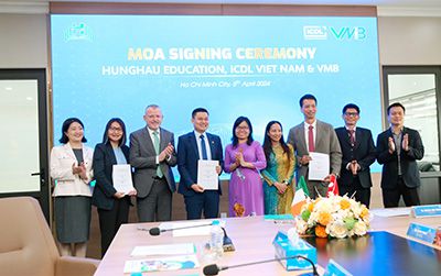 HungHau Education, ICDL và VMB Việt Nam ký kết hợp tác