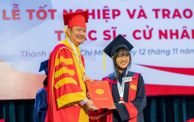 HUFLIT tổ chức lễ tốt nghiệp thạc sĩ - cử nhân năm 2020