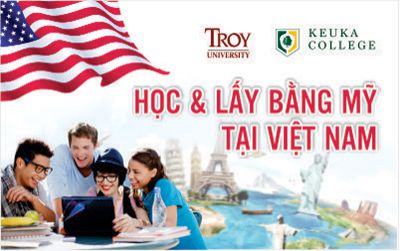 Chương trình học Lấy bằng ĐH Troy (Mỹ) và ĐH Keuka (Mỹ) tại Việt Nam