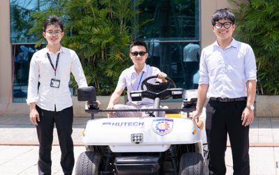 Xe điện tự lái - tâm điểm chú ý tại HUTECH TECHSHOW 2025