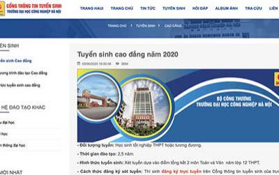 Trường đại học vẫn quyết tuyển sinh cao đẳng