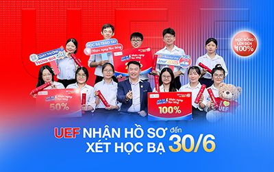 UEF nhận hồ sơ xét học bạ đến 30/6