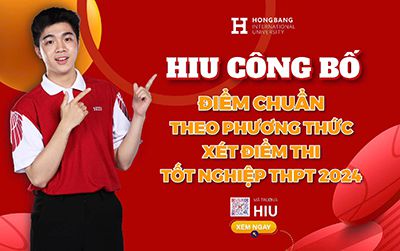 HIU công bố điểm chuẩn ĐH chính quy năm 2024