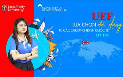 UEF lựa chọn đa dạng từ các chương trình quốc tế uy tín