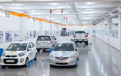 Loạt giảng đường thú vị của sinh viên Công nghệ kỹ thuật ô tô HUTECH