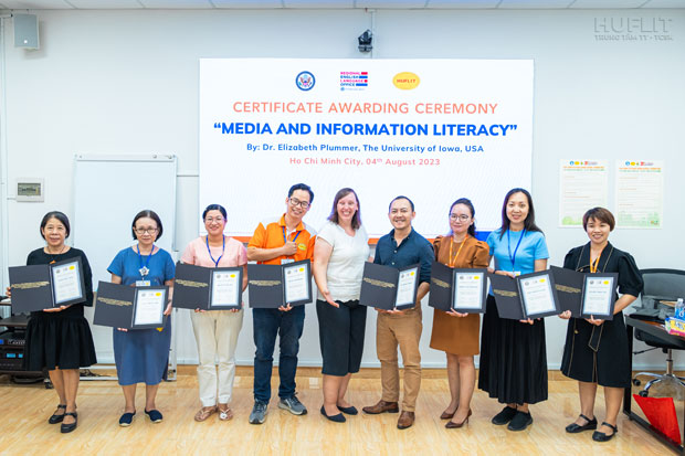 HUFLIT phối hợp cùng Đại sứ quán Hoa Kỳ tại Việt Nam nâng cao năng lực giảng dạy tiếng Anh cho giảng viên - ảnh 6