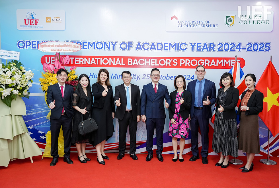 UEF khai giảng các chương trình cử nhân quốc tế Anh Quốc, Hoa Kỳ - ảnh 2 UEF khai giảng các chương trình cử nhân quốc tế Anh Quốc, Hoa Kỳ - ảnh 2