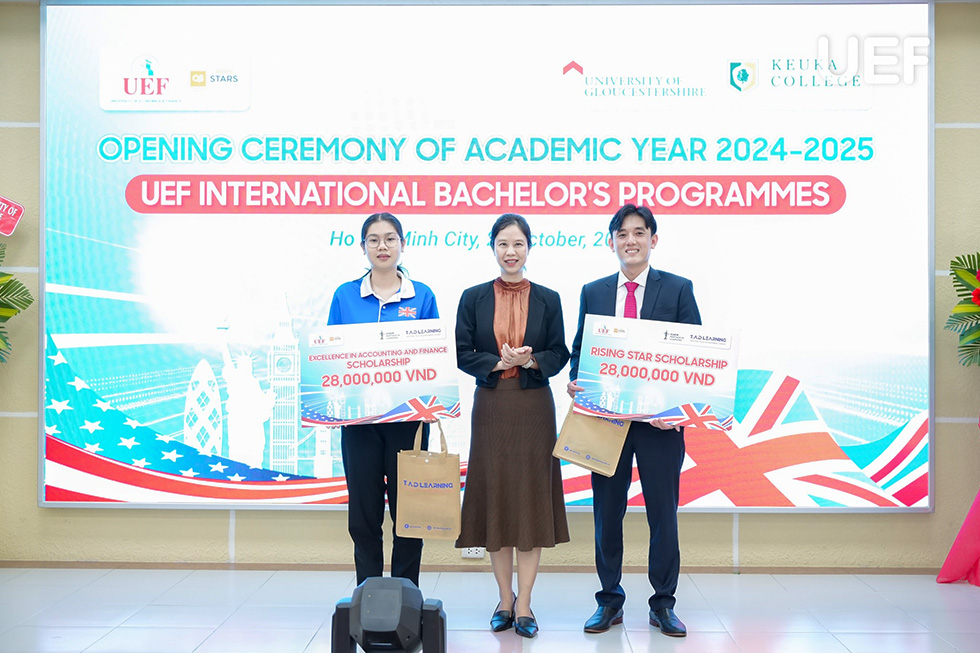 UEF khai giảng các chương trình cử nhân quốc tế Anh Quốc, Hoa Kỳ - ảnh 5 UEF khai giảng các chương trình cử nhân quốc tế Anh Quốc, Hoa Kỳ - ảnh 5