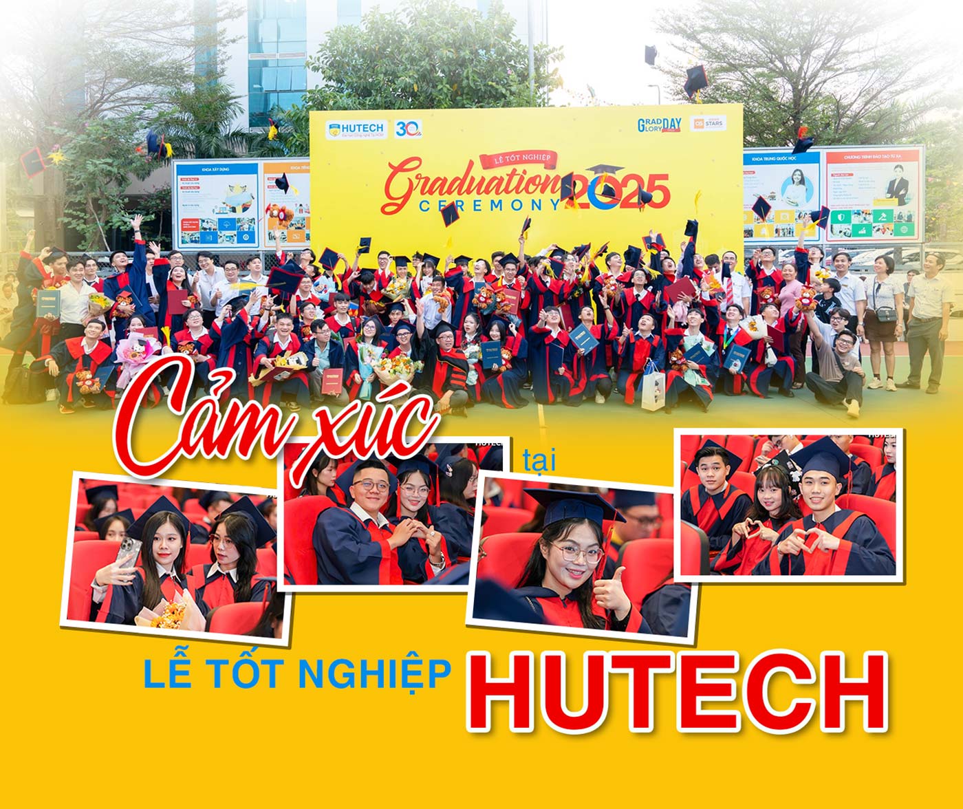 Cảm xúc tại lễ tốt nghiệp HUTECH - Ảnh 1 Cảm xúc tại lễ tốt nghiệp HUTECH - Ảnh 1