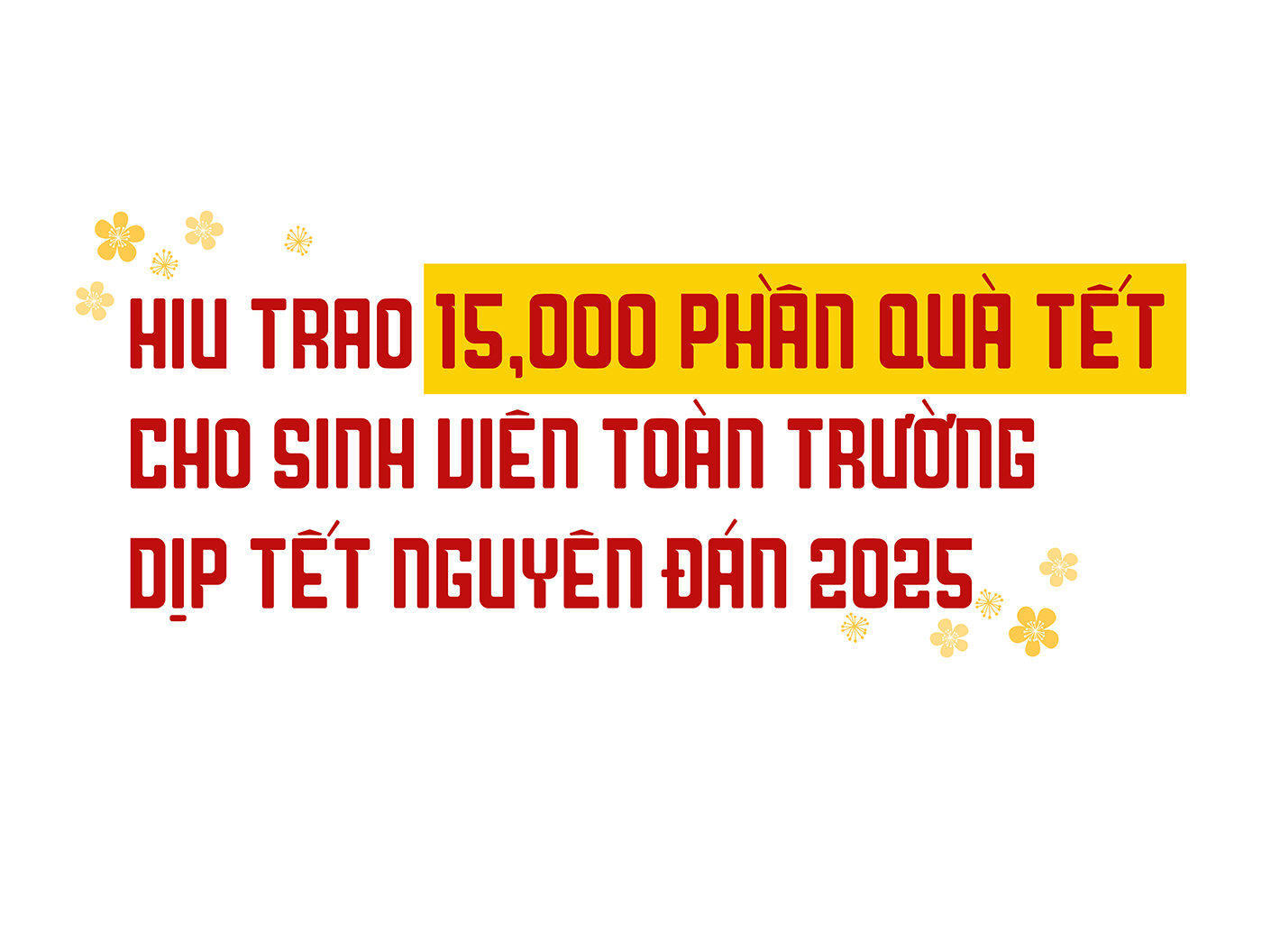 HIU trao 15.000 phần quà Tết cho sinh viên toàn trường dịp Tết Nguyên đán 2025 - ảnh 1 HIU trao 15.000 phần quà Tết cho sinh viên toàn trường dịp Tết Nguyên đán 2025 - ảnh 1