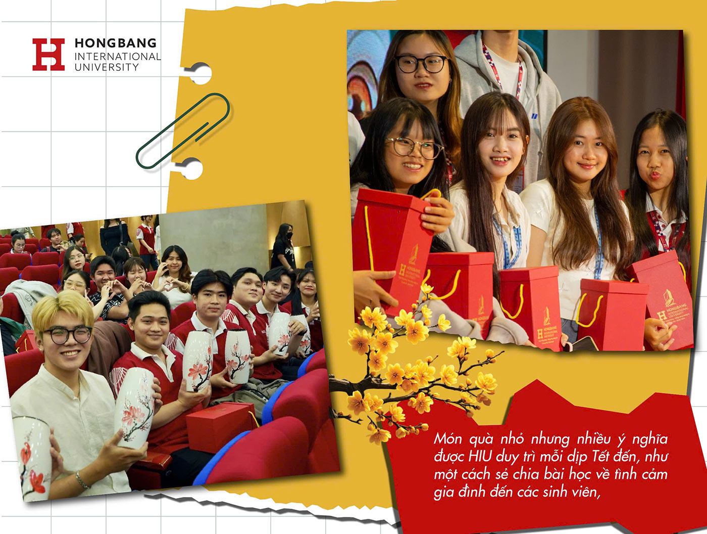 HIU trao 15.000 phần quà Tết cho sinh viên toàn trường dịp Tết Nguyên đán 2025 - ảnh 4 HIU trao 15.000 phần quà Tết cho sinh viên toàn trường dịp Tết Nguyên đán 2025 - ảnh 4