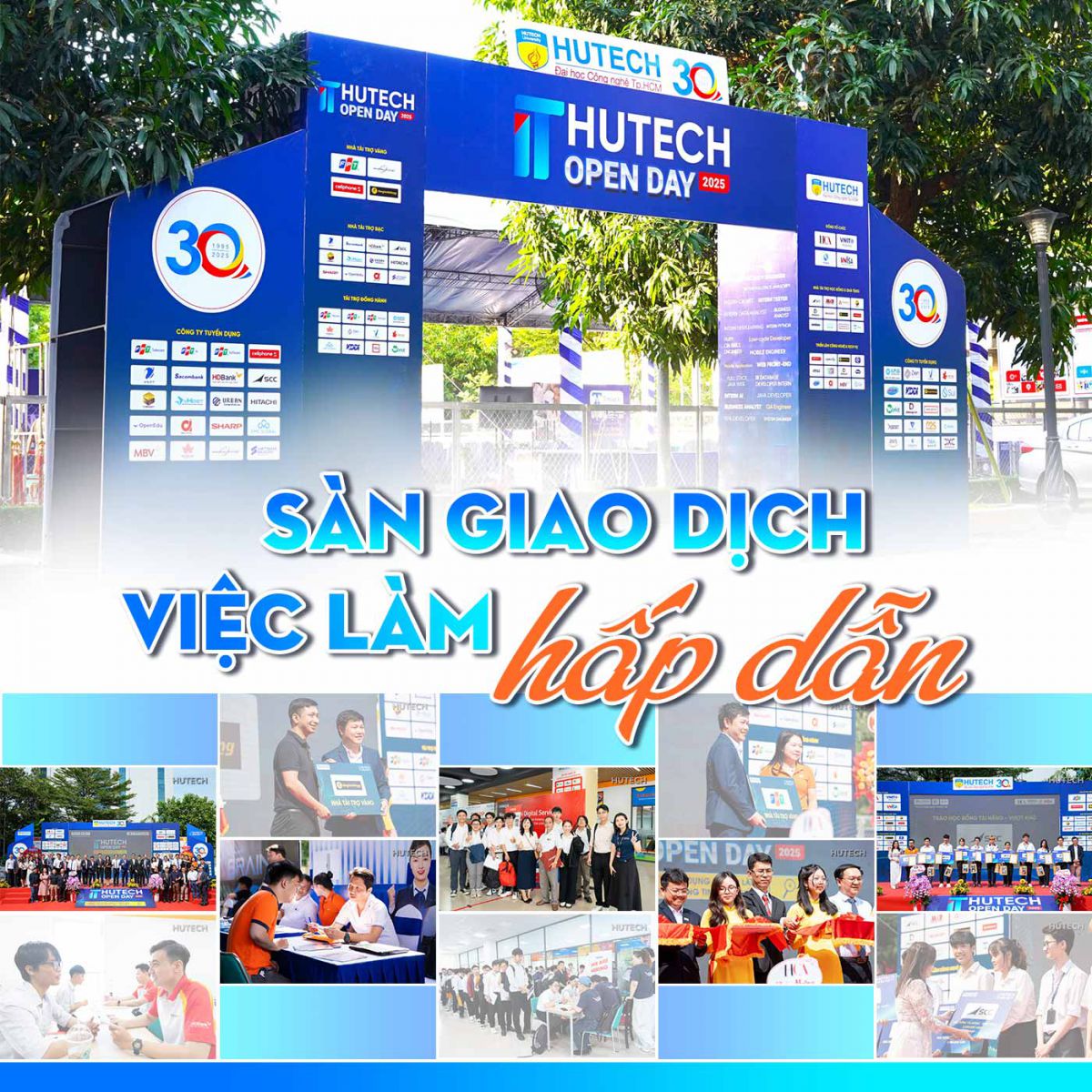HUTECH IT Open Day 2025 - sàn giao dịch việc làm hấp dẫn HUTECH IT Open Day 2025 - sàn giao dịch việc làm hấp dẫn