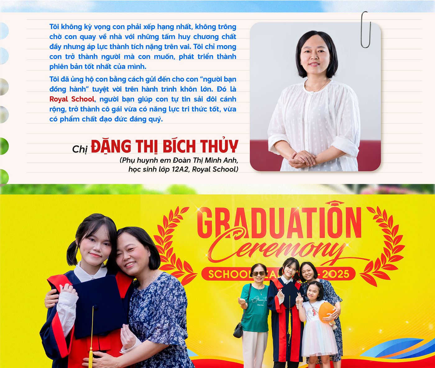 Lễ tốt nghiệp tại Royal School: Ngày trưởng thành trong yêu thương, kiêu hãnh bước ra thế giới - Ảnh 4 Lễ tốt nghiệp tại Royal School: Ngày trưởng thành trong yêu thương, kiêu hãnh bước ra thế giới - Ảnh 4
