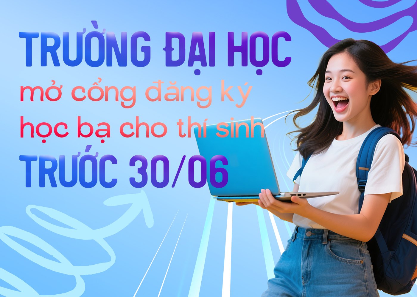 Trường đại học mở cổng đăng ký học bạ cho thí sinh trước 30-6 - Ảnh 1 Trường đại học mở cổng đăng ký học bạ cho thí sinh trước 30-6 - Ảnh 1