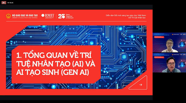 Tập huấn AI cho nhà giáo và cán bộ quản lý giáo dục trên toàn quốc Tập huấn AI cho nhà giáo và cán bộ quản lý giáo dục trên toàn quốc