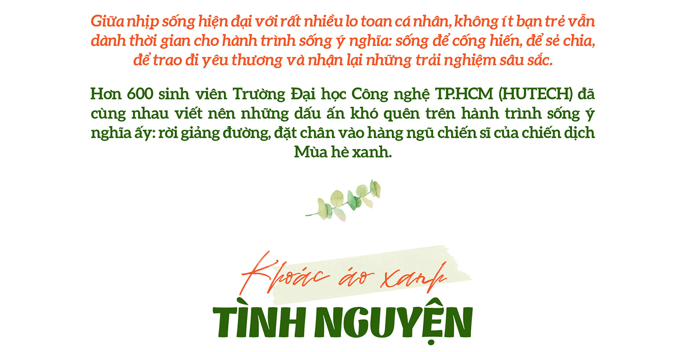 Mùa hè xanh HUTECH 2025: Hành trình người trẻ đi gieo mầm yêu thương - Ảnh 2 Mùa hè xanh HUTECH 2025: Hành trình người trẻ đi gieo mầm yêu thương - Ảnh 2