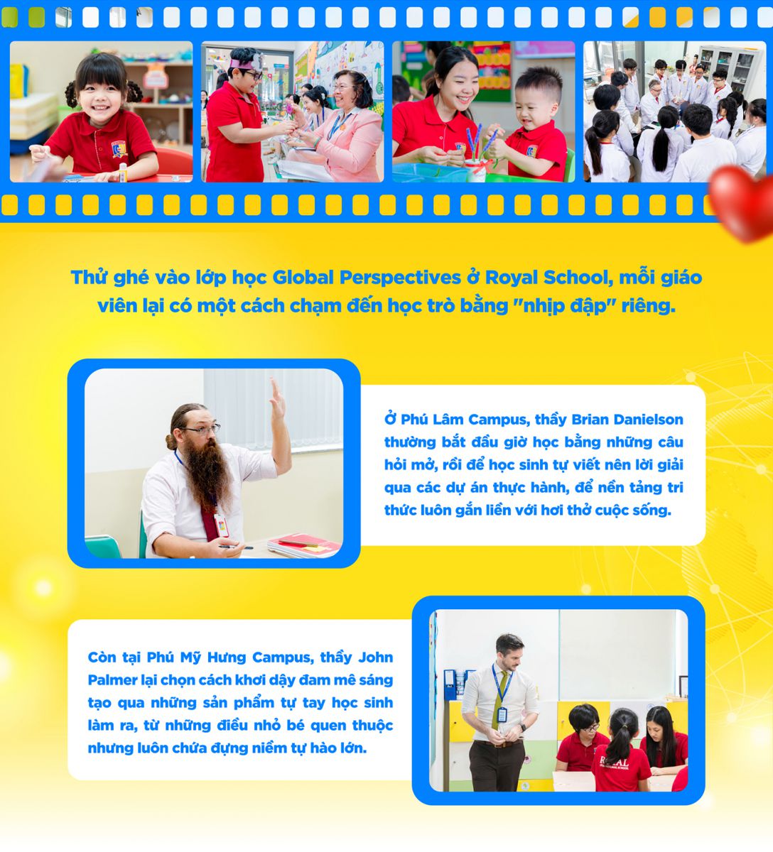 Royal School: Khi trái tim người thầy mở lối Royal School: Khi trái tim người thầy mở lối